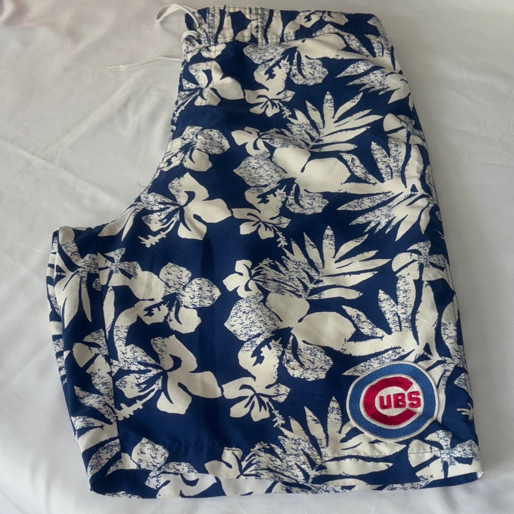 Genuine Merchandise Blue and White Athletic Shorts